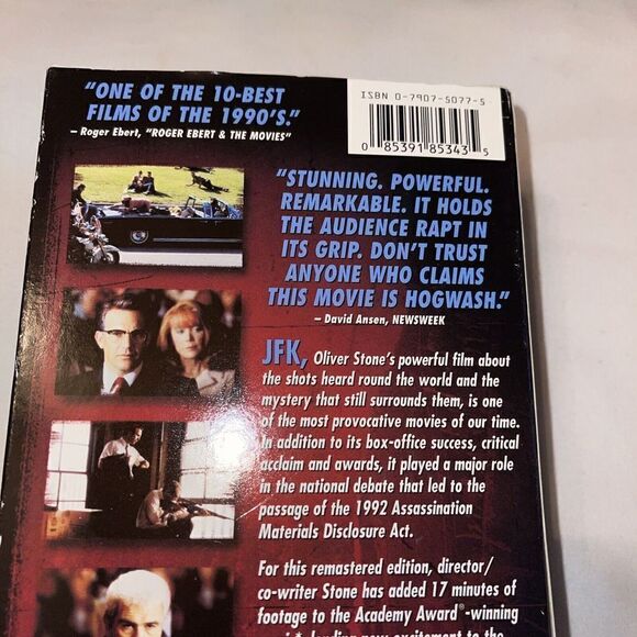 JFK  VHS Oliver Stone Collection Special Edition Director's Cut - Picture 5 of 8